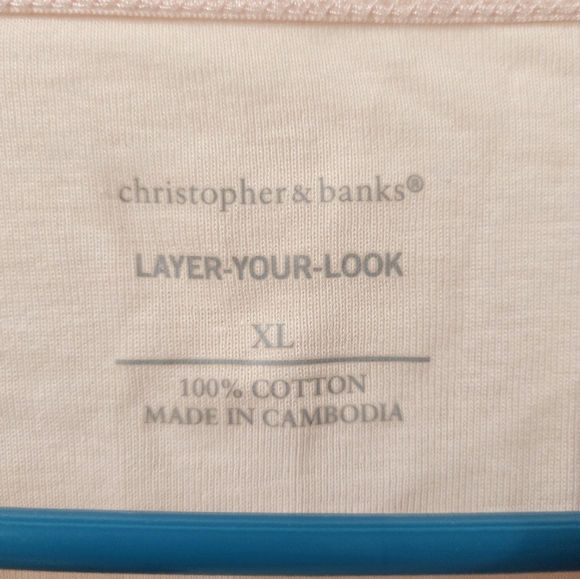 NWT xl baby pink long sleeve top - Picture 3 of 3